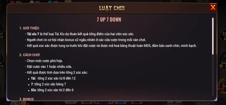 Khám Phá 7 Up Down Tại BomWin Trò Chơi Mới Lạ Với Thưởng Cực Lớn