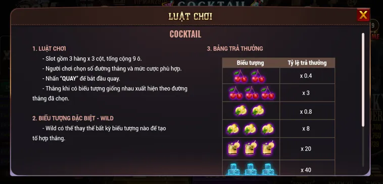 Slot Game Cocktail Tại BomWin Giải Nhiệt Mùa Hè Với Những Vòng Quay Nổ Hũ Đầy Màu Sắc