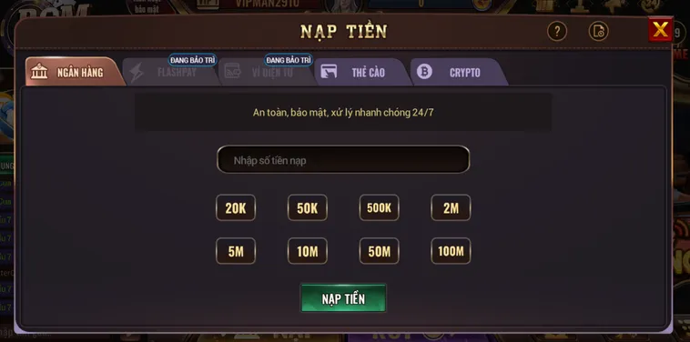 Hướng Dẫn Cách Nạp Tiền BomWin Siêu Tốc Nhận Ngay 100% Giá Trị Khởi Nghiệp